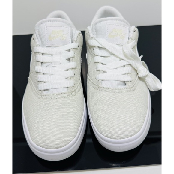 Nike Other - Nike SB Check Canvas Light Bone‎ White 905373-002 Size 4Y / Women's 5.5 Skate